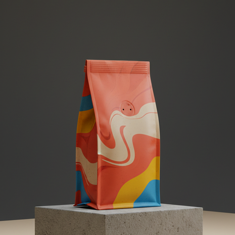 Coral Morning Blend Ground Vibrant Finish